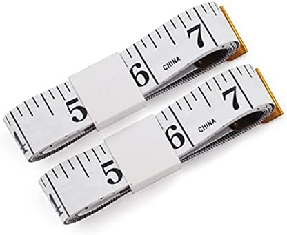 Medida de fita macia yosenmi 120 polegadas/300cm, fita de medição flexível para costurar roupas de roupas,