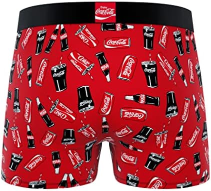 CrazyBoxer Coca-Cola e Brucks de boxer de garrafas masculinos