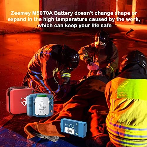 Zeemey M5070A desfibrilador de bateria da bateria AED Substituição da bateria para AED desfibrilador 9V 4.2AH