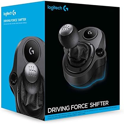 Logitech G Driving Force Shifter-Compatível com rodas de corrida G29, G920 e G923 For-PlayStation 5, PlayStation