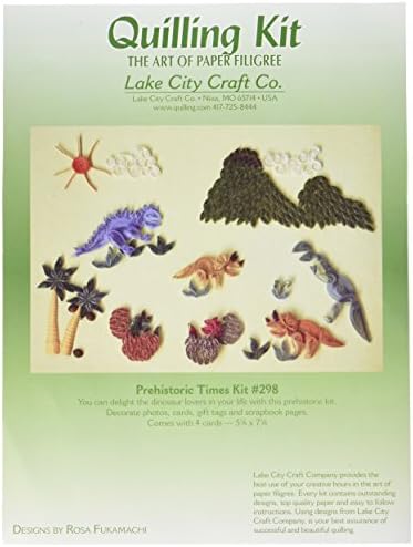 Lake City Craft Quilling Kit: Times pré -históricos