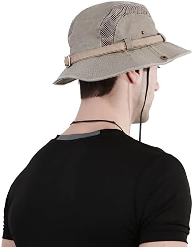 2 peças chapéus de balde para homens sol chapéus chapéus largos largos chapéus para pesca, caminhada