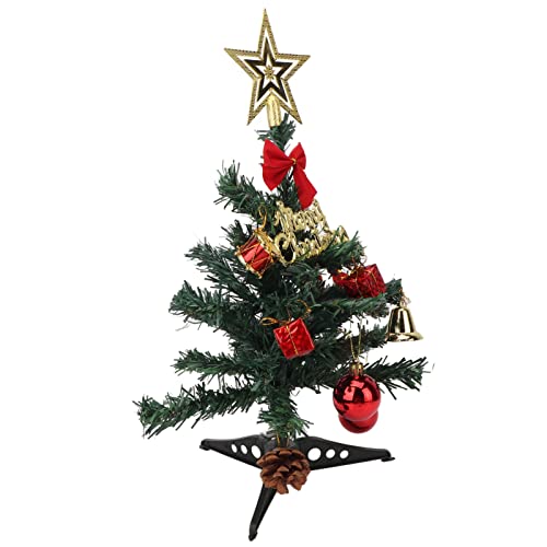 LED LED LABETOP NATAL 11,8 polegadas, pequenas árvores de Natal Mini Acessórios para Árvore de Arreia de Natal