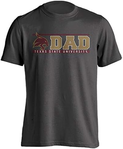 Esportes seu equipamento Texas estadual bobcats pai orgulhoso pai-shirt