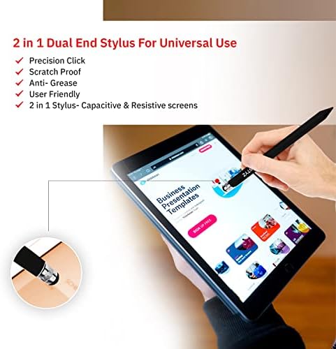 Tek Styz Pro Capacitivo Resistivo Stylus Universal 2 em 1 Compatível com o Samsung Galaxy S9, além de