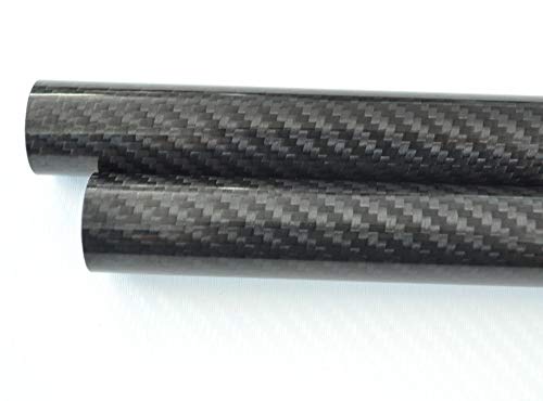 US Whabest 1pcs Tubo de fibra de carbono 3k de alto brilho 34 mm OD x 32mm ID x 1000 mm de comprimento/tubo/tubo/eixo