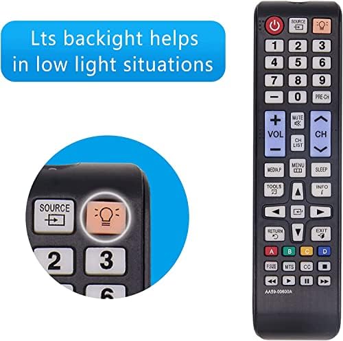 Substituição para o controle remoto da Samsung para TV inteligente, Samsung TV Samsung TV Remote Remote LCD LED