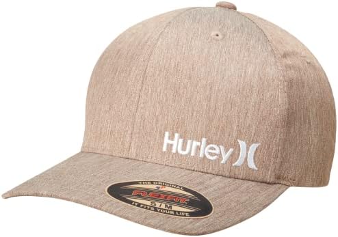 Hurley Men's One & CORP FlexFit Perma Curve Bill Baseball Hatball