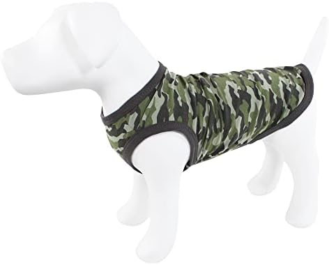 Amigos Luvable Dog Pet Dog and Cats Cotton T-shirts 2pk, camuflagem de banana, grande