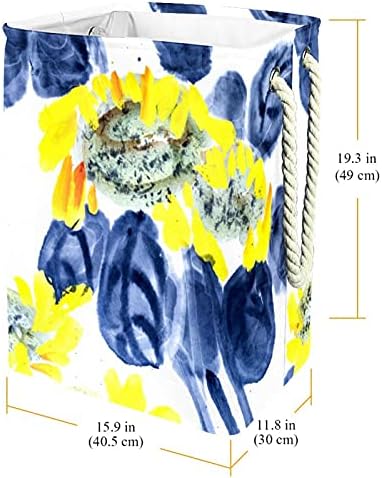 Arte floral tinta branca pintura de flor Flower cesto cesto cesto Organizador retangular dobrável para