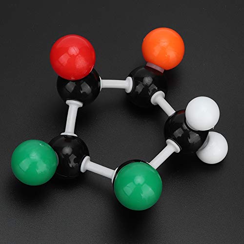 Modelo de estrutura molecular, modelo molecular químico conveniente cores brilhantes ecológicas, para