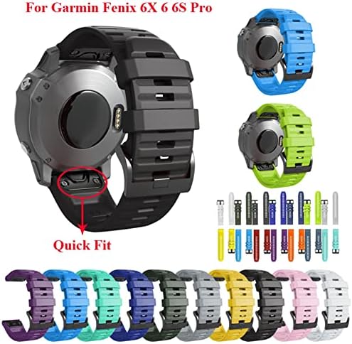 Aehon para Garmin Fenix ​​7/7x / 7s Redução rápida Silicone Watch Band Wrist Strap Smart Watch EasyFit Band Strap