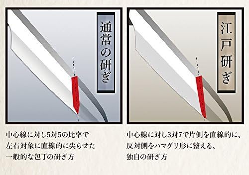 Toshu 150mm Petty e Sharned Kitchen Knife produzido utilizando técnicas japonesas de fabricação de