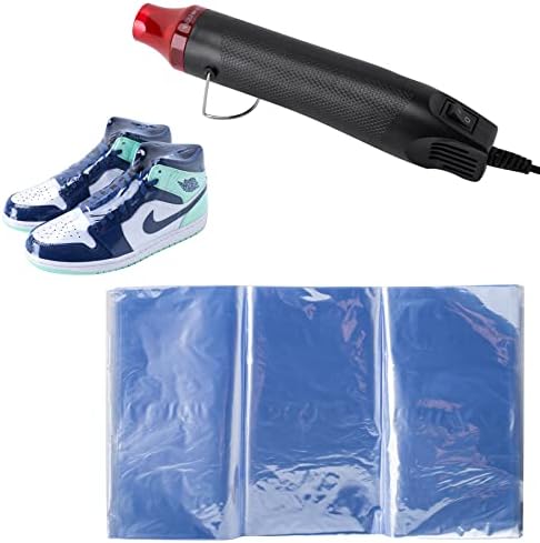 Kit de sacos de embrulho de encolhimento com 18x 11 polegadas de sapato de sapato Sacos de embrulho