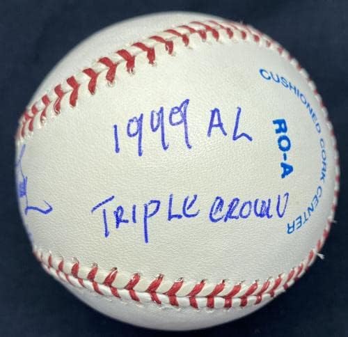 Pedro Martinez 45 Triple Crown 1999 Stat Baseball PSA/DNA Testemunha - Bolalls autografados