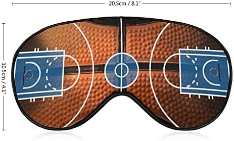 Máscara ocular da quadra de basquete para o Blackout Night Blackout Cathfold com alça ajustável para homens