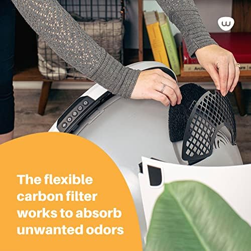 Bata de lixo-robô 4 filtros de carbono, 6 pacote, filtro de carbono de ajuste personalizado para