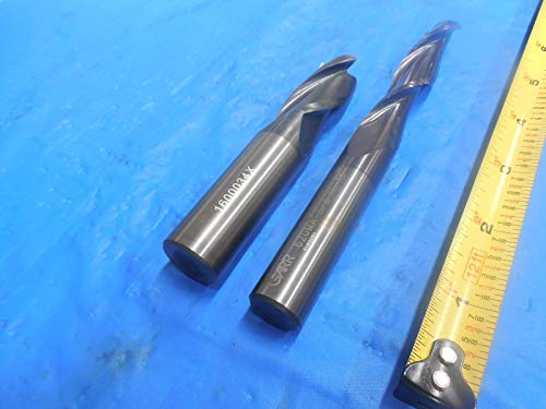 2 usuários de extremidade de carboneto sólido usados ​​5/8 e 3/4 2 e 3 flauta central de corte ponte