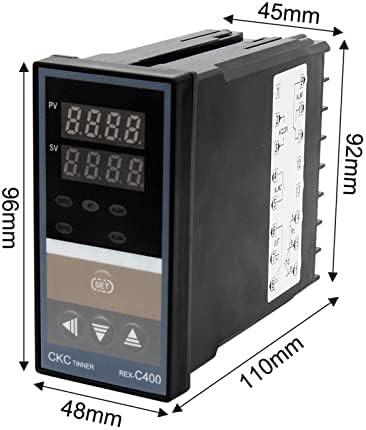 GORS PID RKC Digital Intelligent Industrial Temperature Controller 220V Relé REX-C100-C400-C700-C900 Termostato