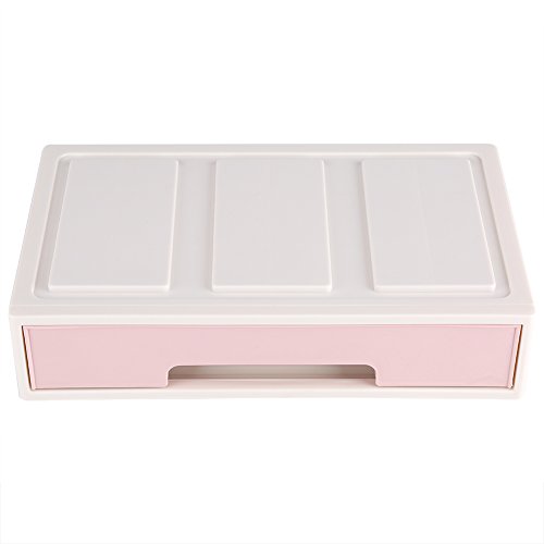 Soonhua Desktop Makeup Storage Box Colorful Packable Box Plástico gaveta de jóias Organizador de molho