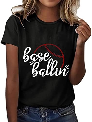 Camisetas para mulheres letra feminina moderna impressão o pescoço blusa de manga curta camisetas camiseta