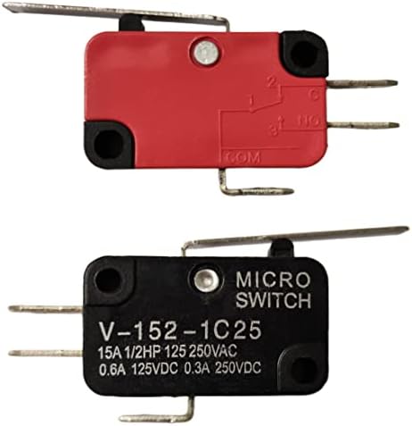 Szliyands 20-pacote V-152-1C25 Micro limite miniatura interruptor momentâneo spdt snap action