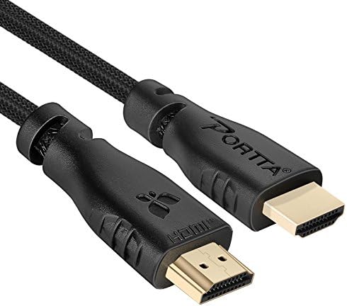 Portta 3m HDMI Cable Ultra HD 4K Cabo HDMI 2.0 com canal Ethernet suporta 4K Ultra HD 2160p@60Hz | 3D/ARC/CEC/HDCP