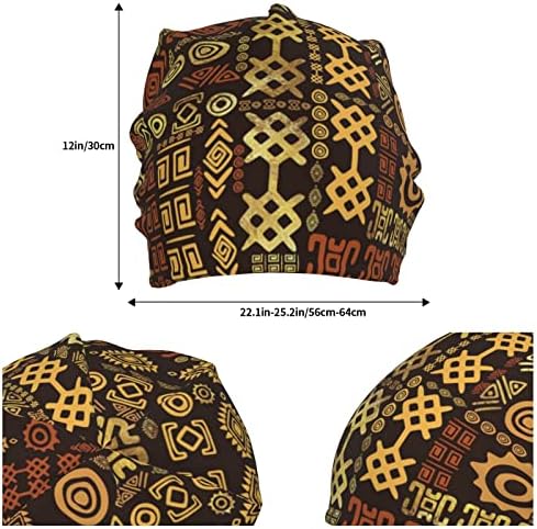 Manqinf Africano Slouchy Beanie Hat Unisex Warm Winter Hat Knit Fiz Skull Cap for Men Women
