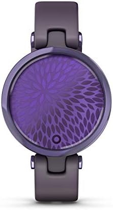 Garmin Lily ™, pequeno smartwatch com tela sensível ao toque e lente estampada, roxo escuro