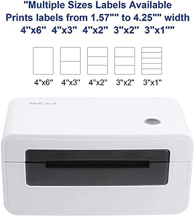 Impressora Lable de remessa - impressora 4x6 com Lables 100 PCS Impressão direta de etiqueta térmica para
