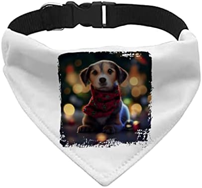 Melhor Collar de Bandana de Pet Bandana - colar de cachecol temático de férias - Bandana de cachorro gráfico