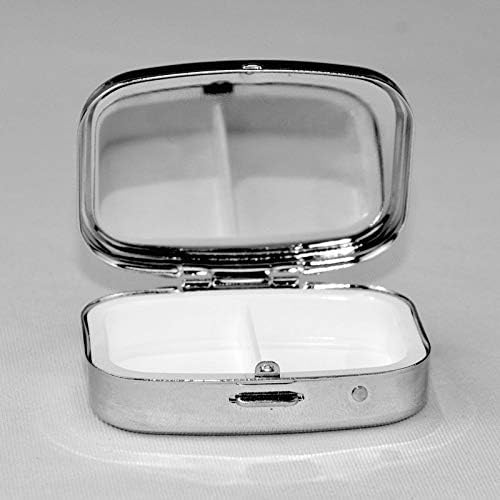 Japão DNA Print Finger Praça Mini Caixa de Viagem de Viagem Medicina Compartamentos Organizador Caixa portátil