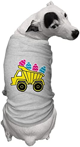 JUMPT TROURCH COM OGOS Páscoa - camisa de cachorro de construção