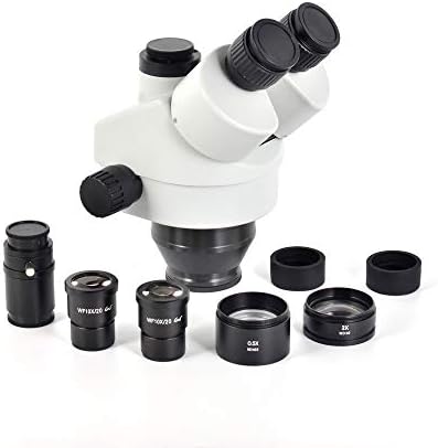 Acessórios para microscópio zxyan 7-45X TRINOCULAR TRINOCULAR MICROSCOPE SIMUL-FOCAL WF10X/20 ELEEPIENTE