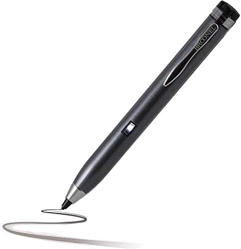 Caneta de caneta ativa de ponto fino de prata broonel - compatível com o tablet RCA Atlas 10 Pro 10