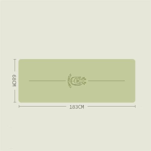 Wdbby 1830 * 680 * 5mm de tapete de ioga com linha de carpete não deslizante para iniciantes tapetes