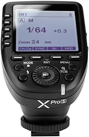 Godox XPro-S 2.4G x Sistema TTL Flash Wireless Trigger Trigger Transmissor e 2 x Godox X1R-S Receptor Compatível