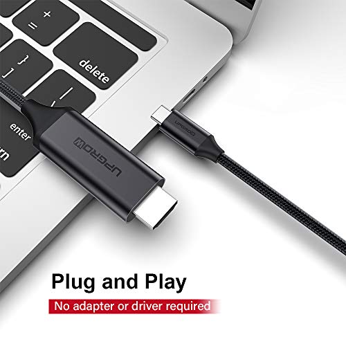 Upgrow USB C para DisplayPort Cable 4k@60Hz 4ft & USB C To HDMI Cabo 4k 4k@60Hz USB tipo C para