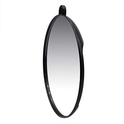Espelho de mão solustre, espelho de barbeiro retido à mão espelho traseiro espelho de maquiagem espelho redondo