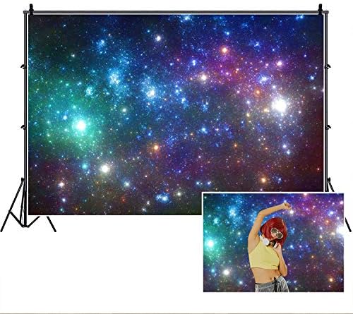 Deep Space Galaxy Nebula Fotography Beddrop, Yeele 5x3ft Vinil Universo Planeta Sparkling Galactics
