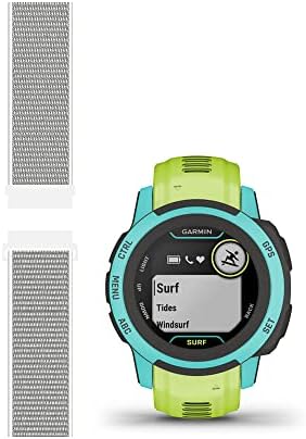 Luxuryjoy Sport Mesh Strap Compatível com Garmin Instinct 2/2s Smartwatch Substitui