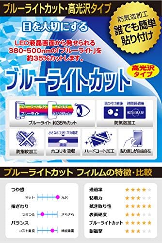 PDA Workshop Xperia 5 Redução de luz azul Filme de proteção brilhante, Made in Japan