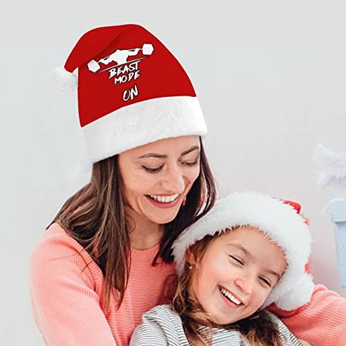 Modo Besta no chapéu de natal chapéus Papai Noel Decorações de árvore de Natal Presentes de decoração de férias