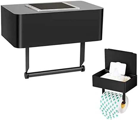 Toshison Hotoret Paper Porta com prateleira de armazenamento, rolo de papel do suporte de lenço para a cozinha