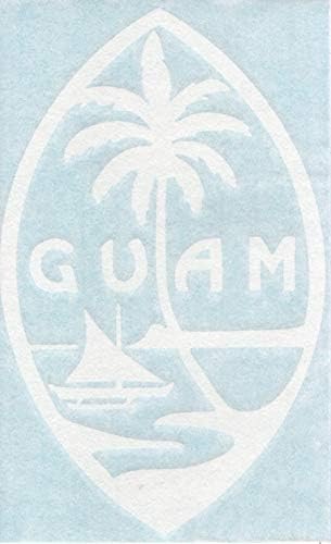 Atualmente, decalques - Selo da Ilha de Guam - Chamorro Chamoru Nativo - Carros Caminhões Capacete