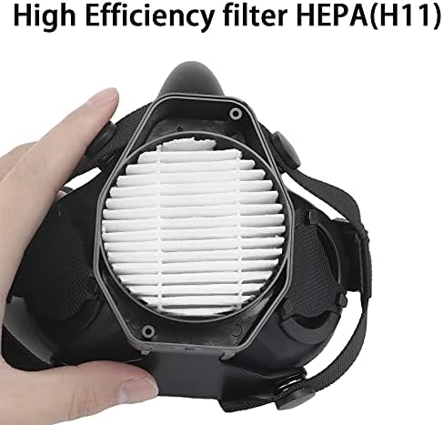 Respirador reutilizável Máscara Half Airsoft Militar Tactical Face Breath Máscaras de poeira Silicone Huntball