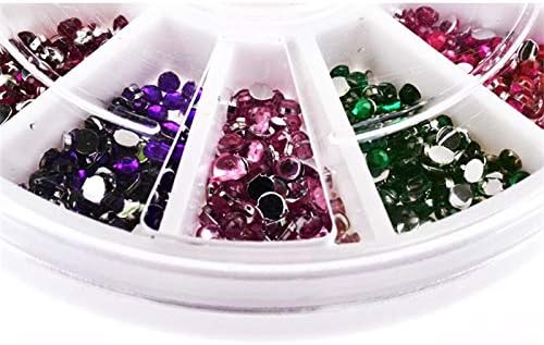 Unhas diy shinestone 3d acrílico cristal jóias decorações de unhas ferramentas de maquiagem, 038