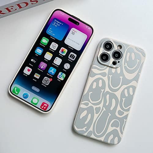 Kerzzil fofo engraçado de telefone de rosto compatível com iPhone 12 Pro Max, estojos femininos de silicone