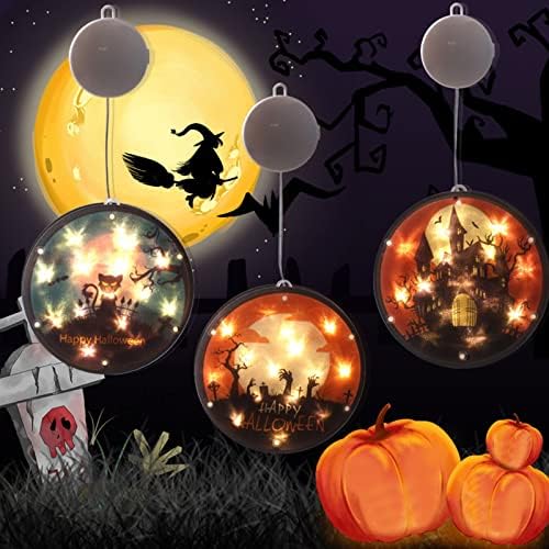 Luzes de decoração de Halloween Luzes de abóbora Atmosfera para decoração de festa Sala de decoração