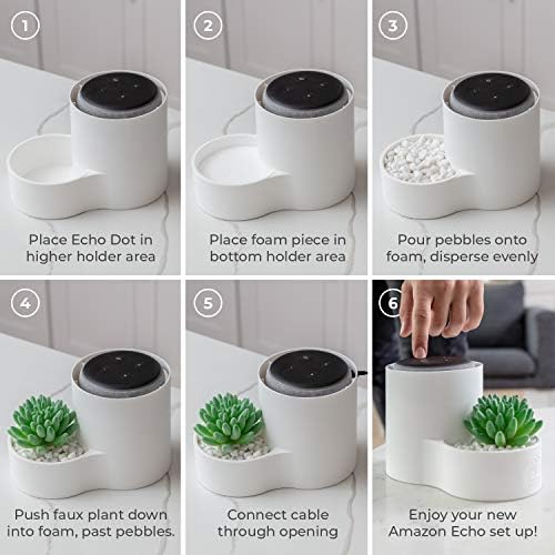 Haus Bright Echo Dot titular | Google Mini Stand | 2ª/3ª geração | Acessórios inteligentes Caso de capa